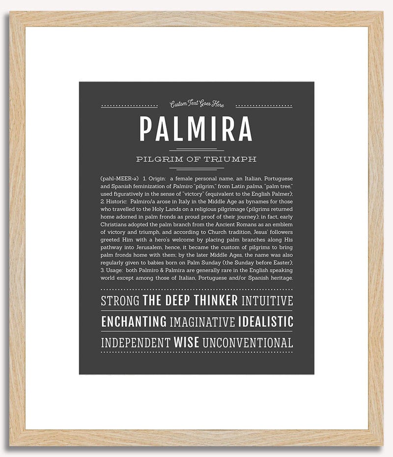 Palmira | Name Art Print