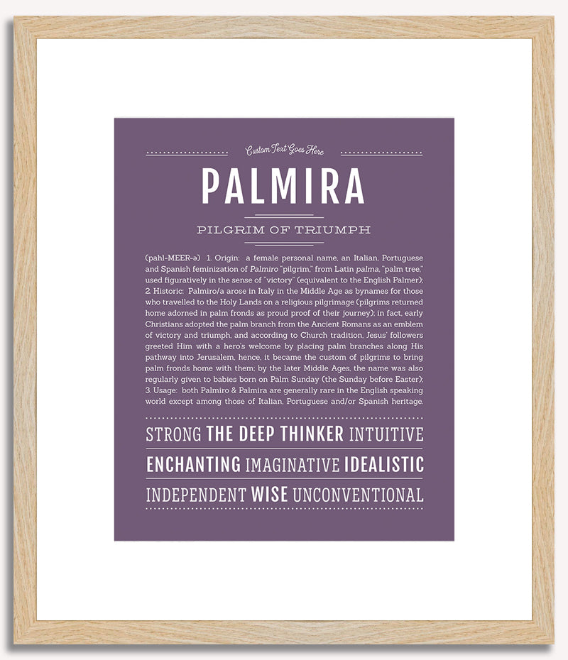 Palmira | Name Art Print