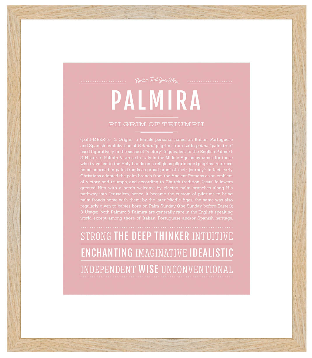 Palmira | Name Art Print