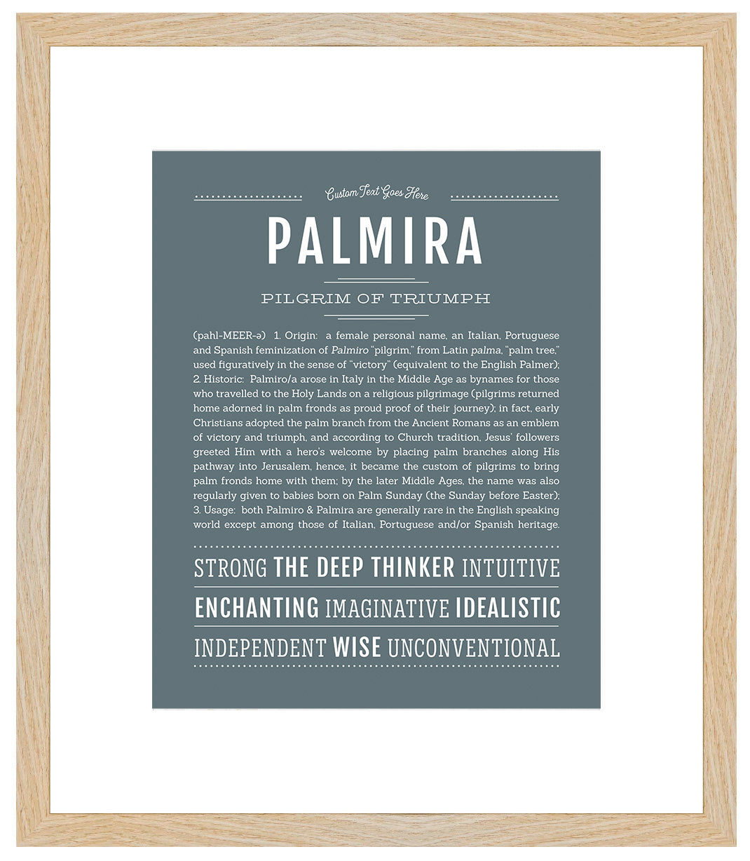 Palmira | Name Art Print