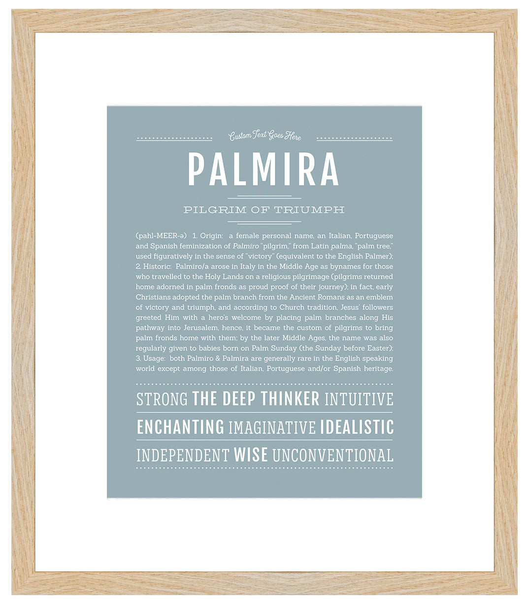 Palmira | Name Art Print