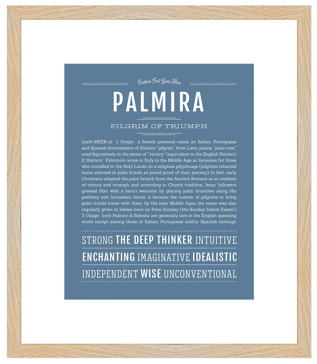 Palmira | Name Art Print