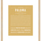 Paloma | Name Art Print