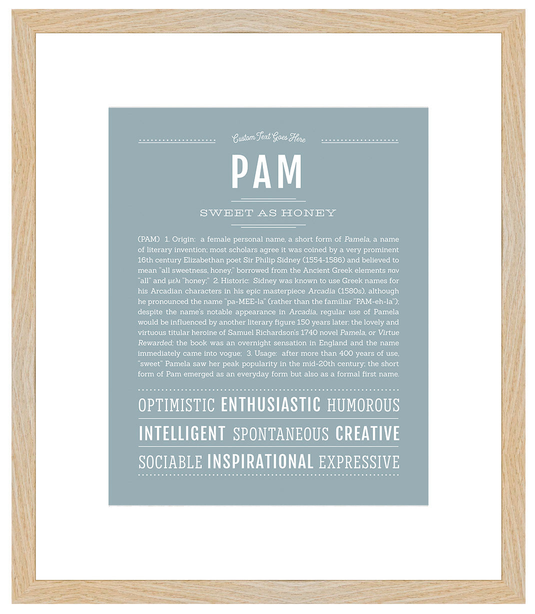 Pam | Name Art Print