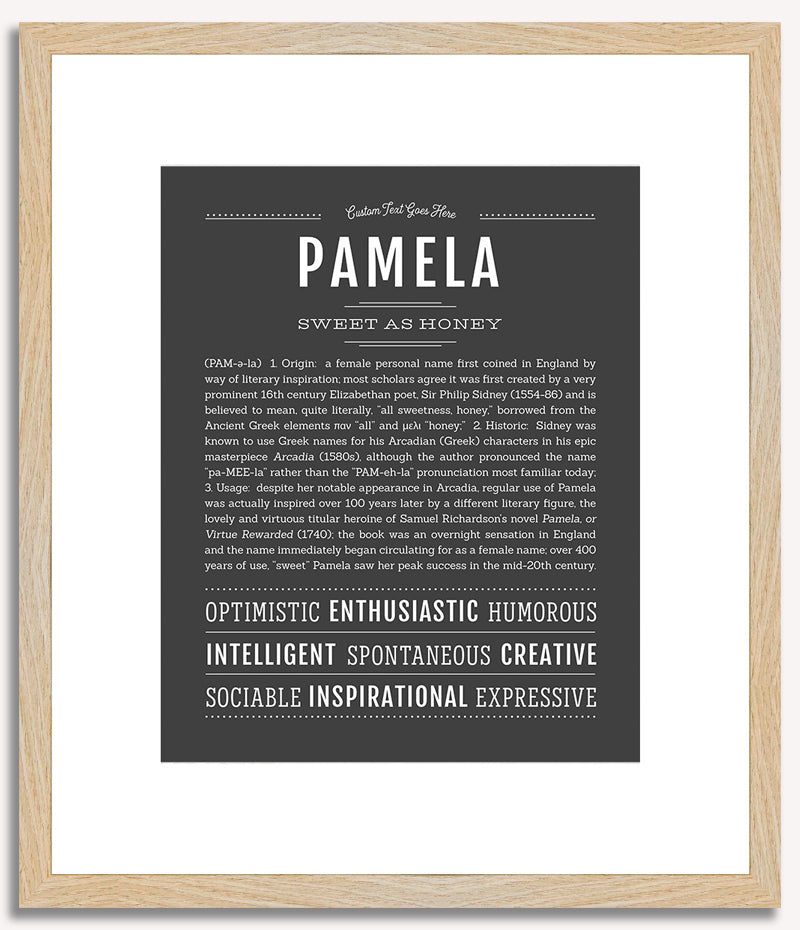 Pamela | Name Art Print