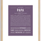 Papa | Name Art Print