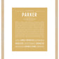 Parker (female) | Name Art Print