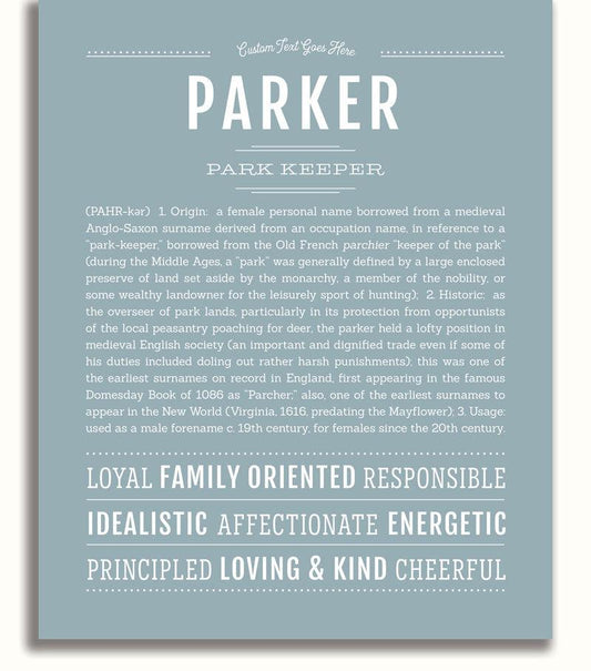 Frame Options | Powder Blue | No Frame
