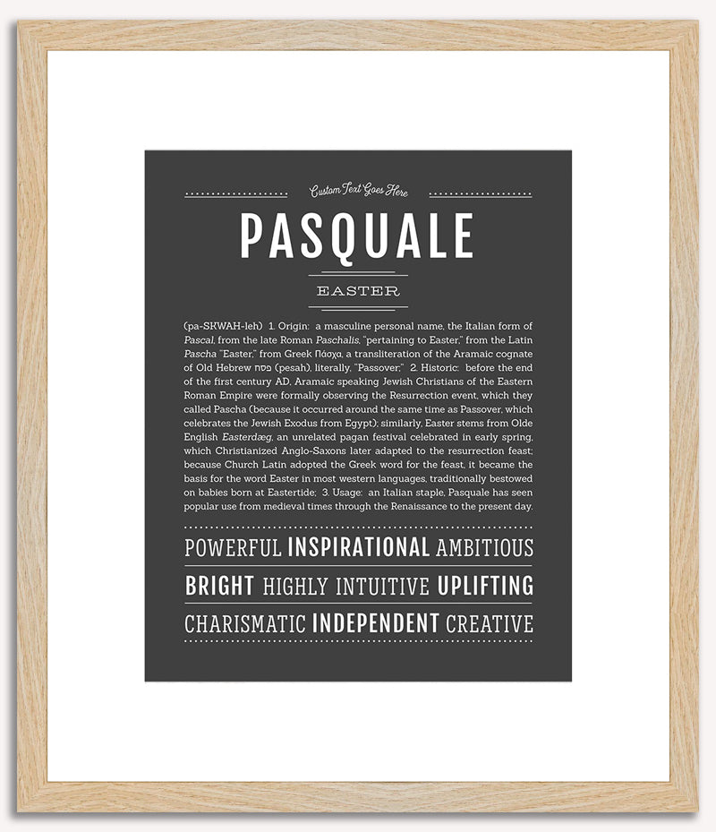 Pasquale | Name Art Print