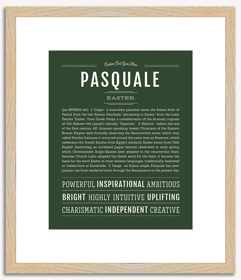 Pasquale | Name Art Print