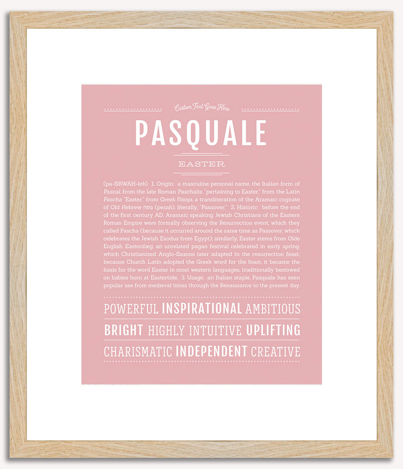 Pasquale | Name Art Print