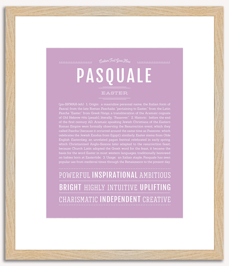 Pasquale | Name Art Print