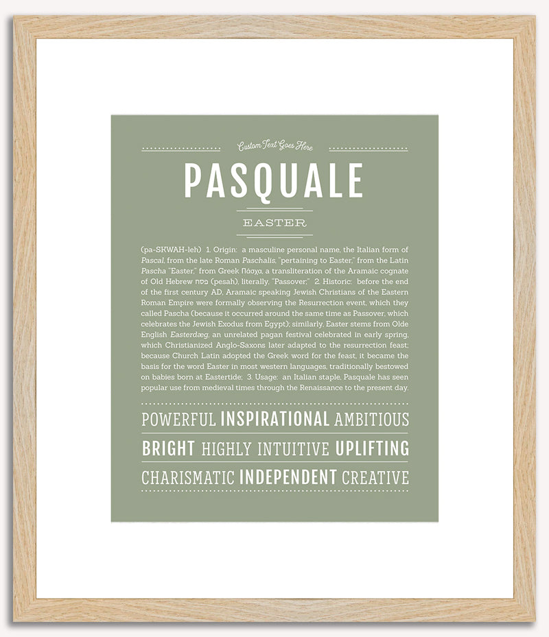 Pasquale | Name Art Print