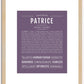 Patrice | Name Art Print