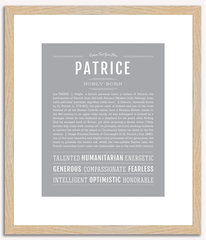 Patrice | Name Art Print