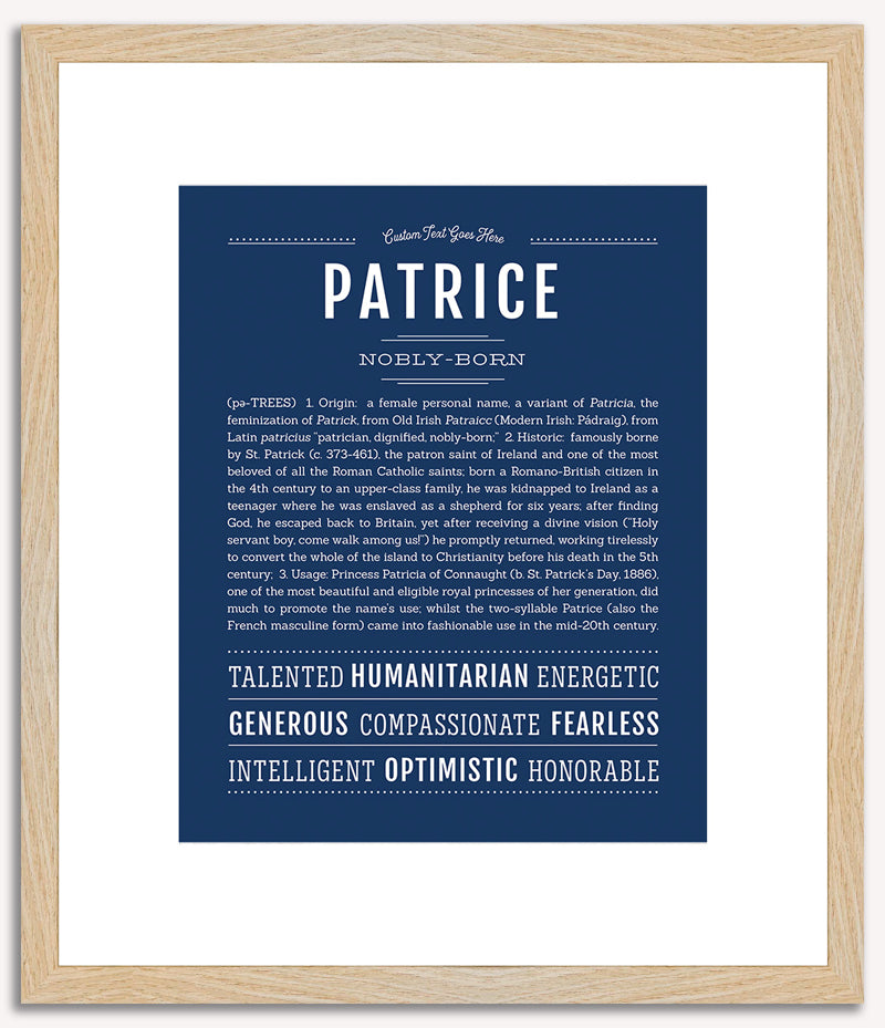 Patrice | Name Art Print