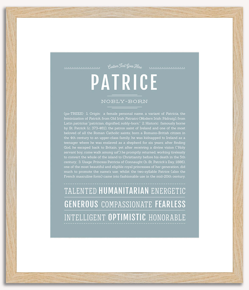 Patrice | Name Art Print