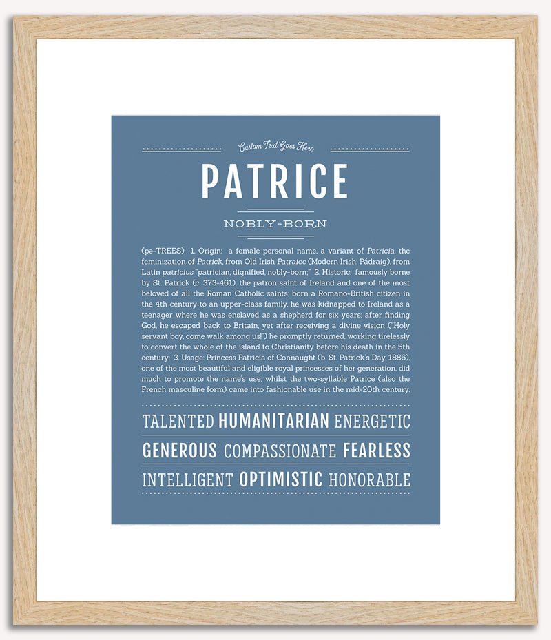 Patrice | Name Art Print