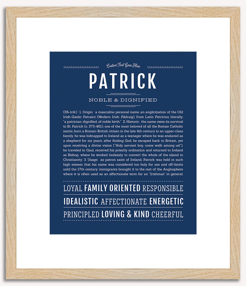 Patrick | Name Art Print