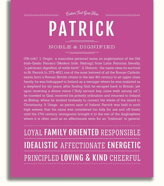Frame Options | Dark Pink | No Frame