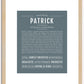 Patrick | Name Art Print