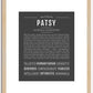 Patsy | Name Art Print