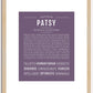 Patsy | Name Art Print