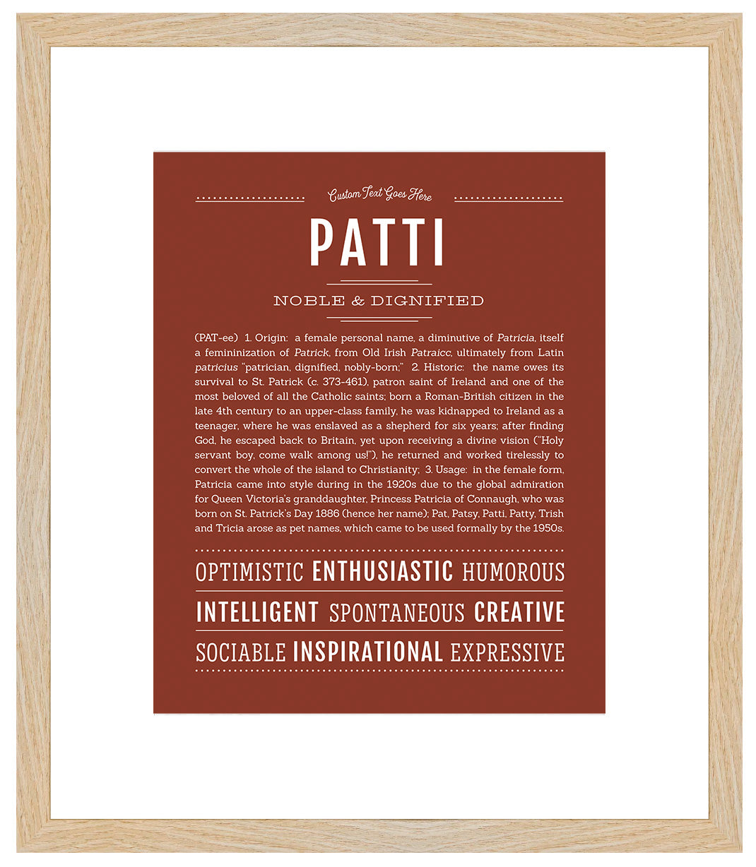 Patti | Name Art Print