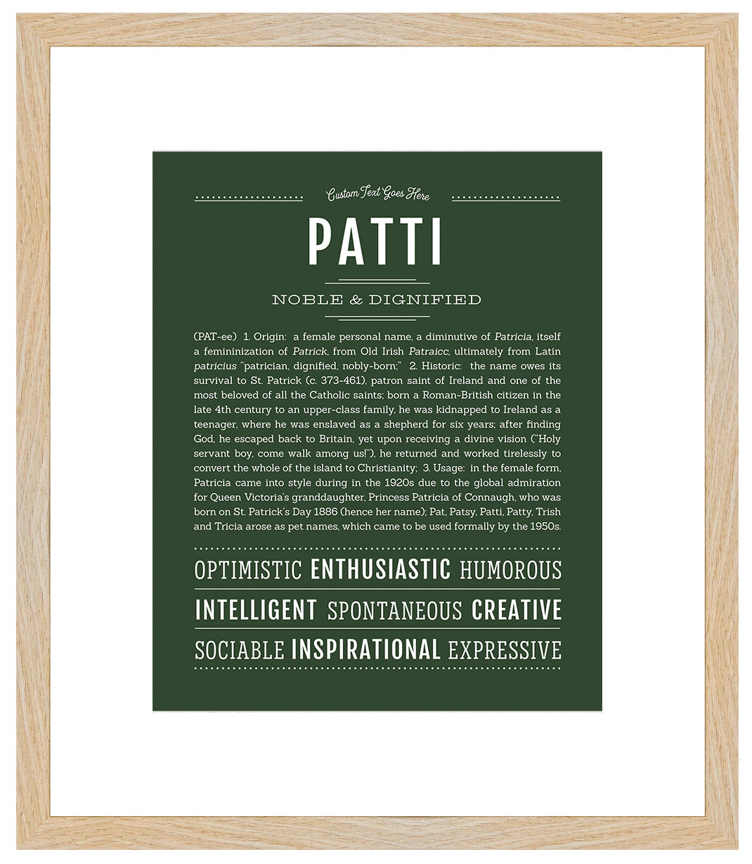 Patti | Name Art Print