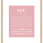 Patti | Name Art Print