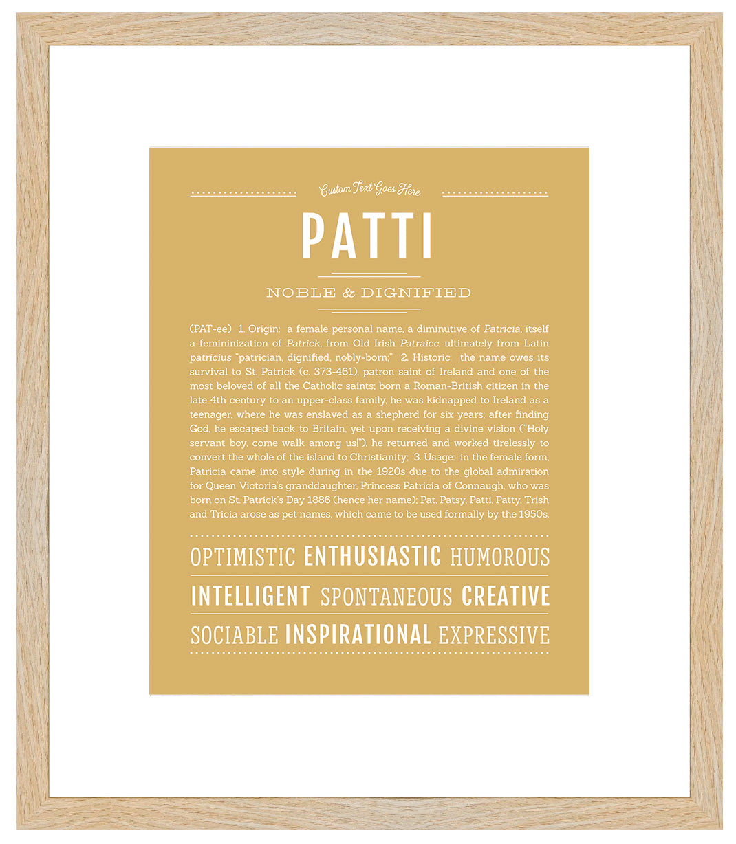 Patti | Name Art Print