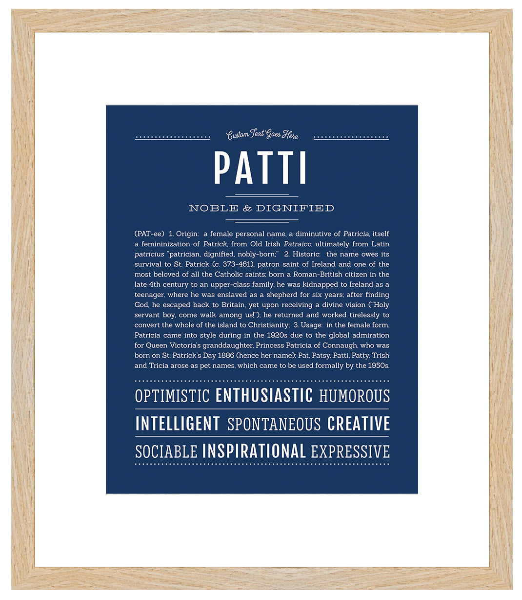 Patti | Name Art Print