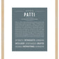 Patti | Name Art Print