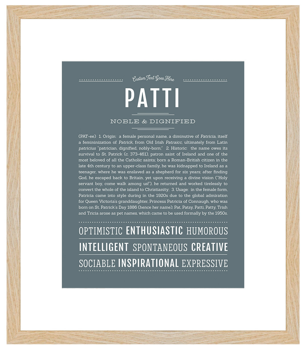 Patti | Name Art Print