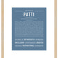 Patti | Name Art Print