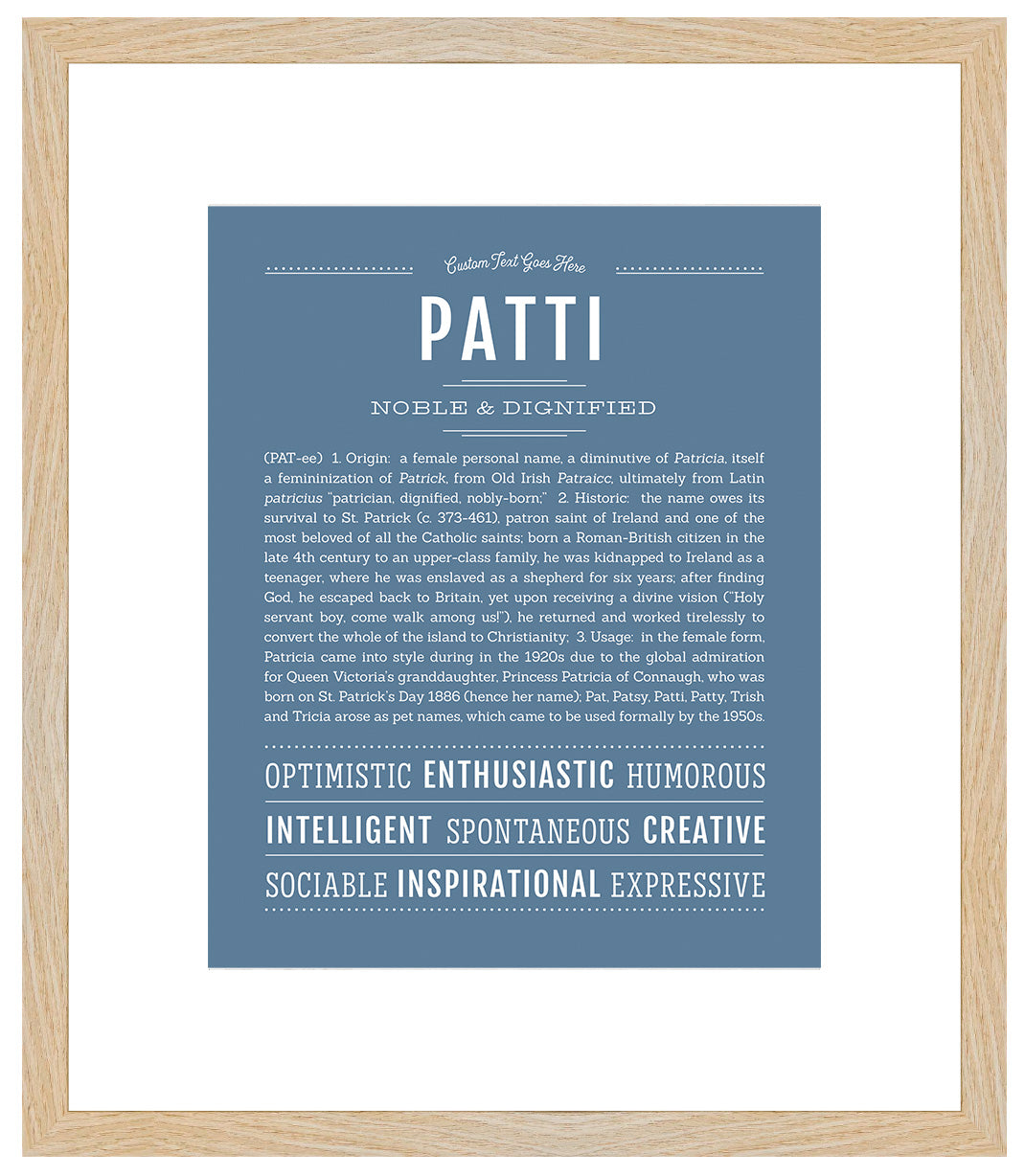 Patti | Name Art Print