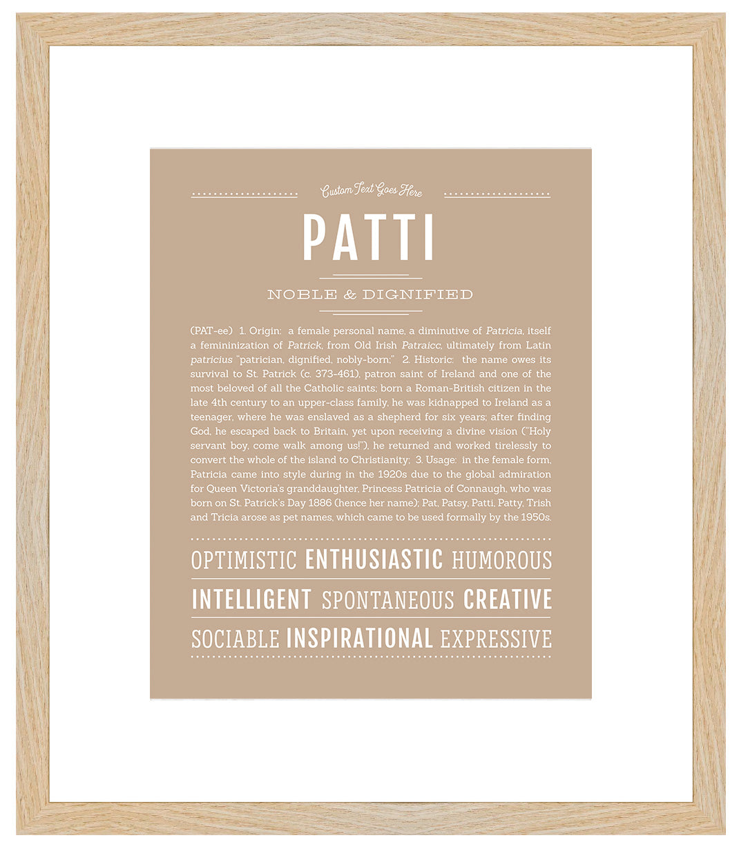 Patti | Name Art Print