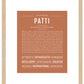 Patti | Name Art Print