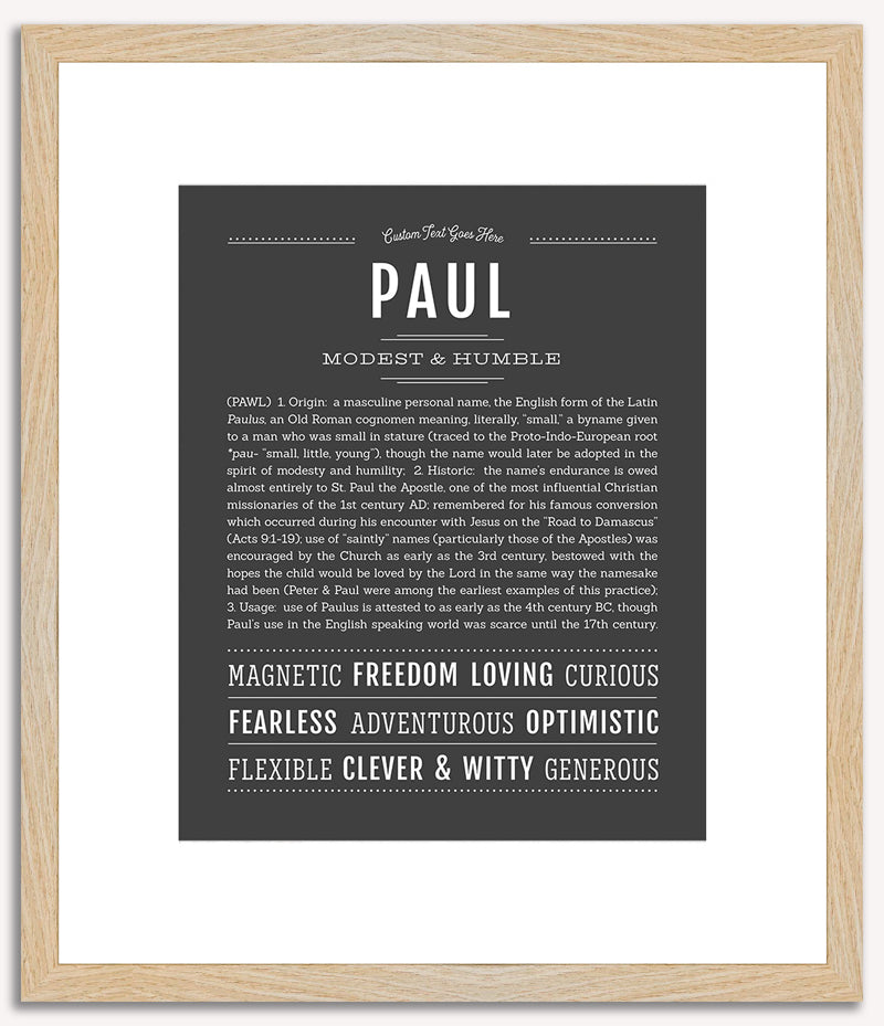 Paul | Name Art Print