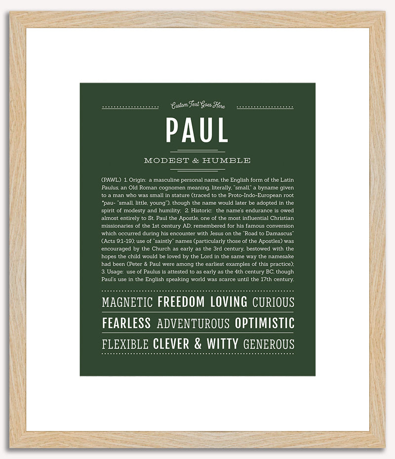 Paul | Name Art Print