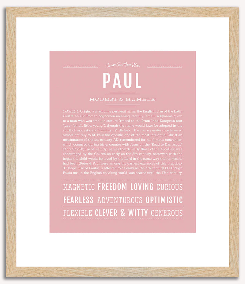 Paul | Name Art Print