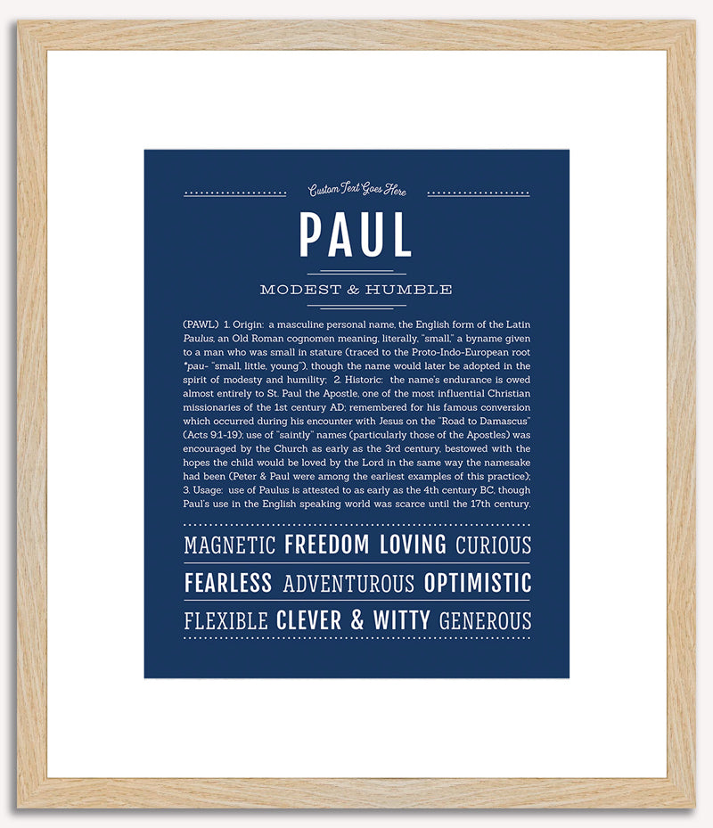 Paul | Name Art Print