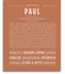 Paul | Name Art Print – Name Stories