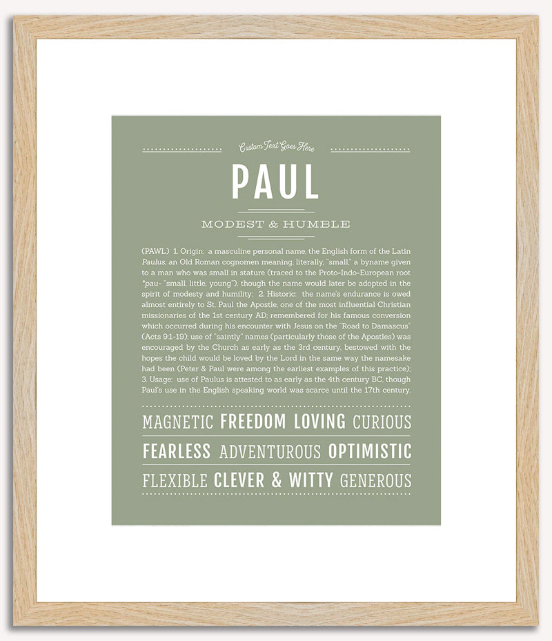 Paul | Name Art Print