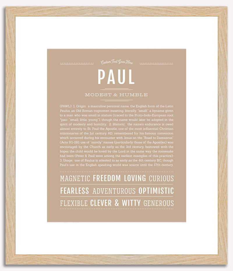 Paul | Name Art Print