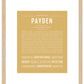 Payden (female) | Name Art Print