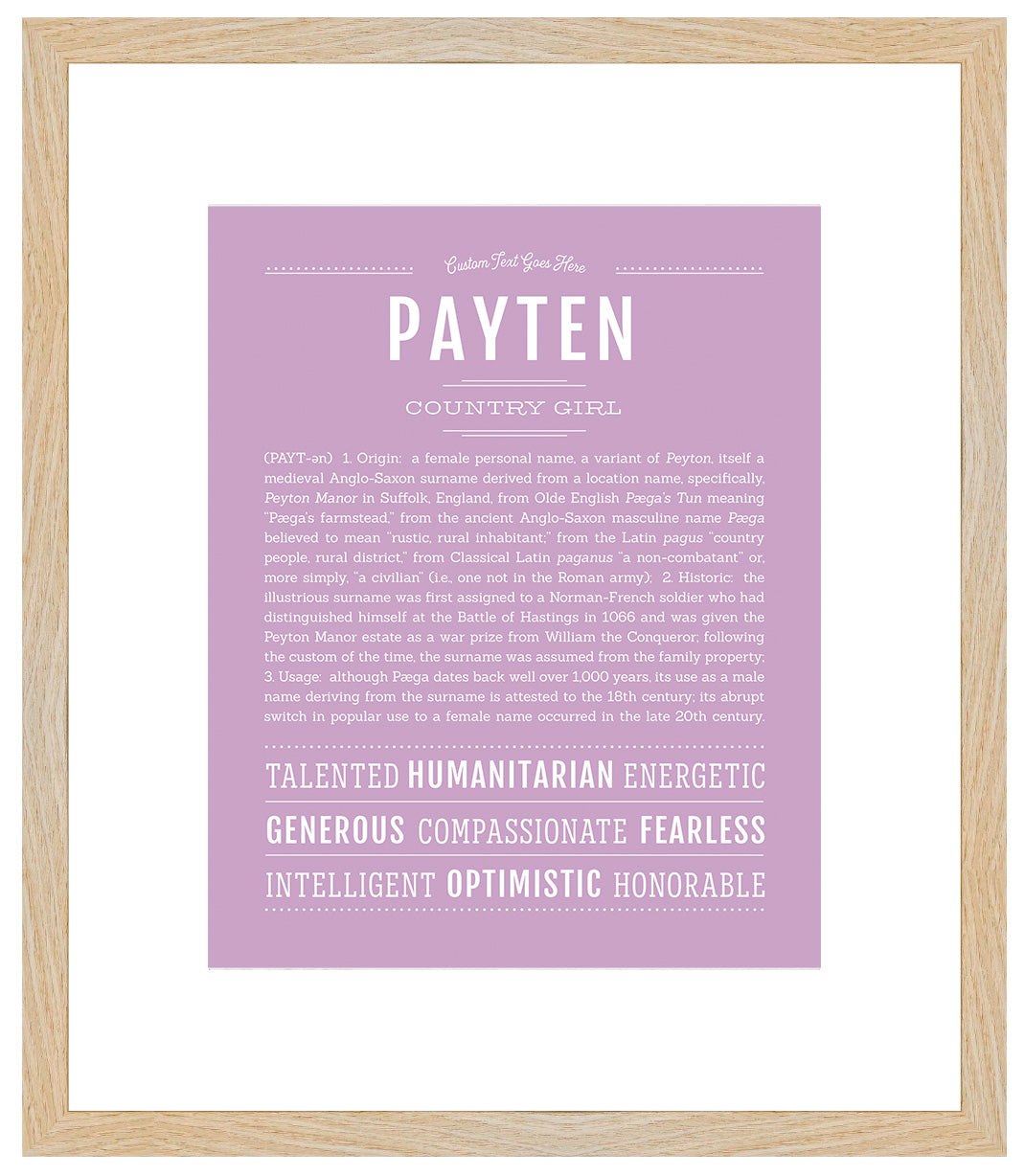 Payten | Name Art Print