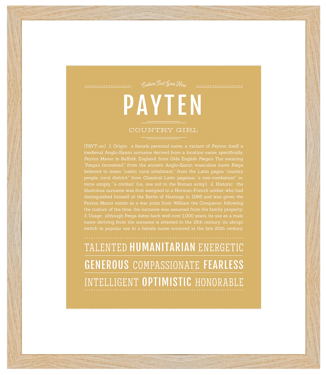 Payten | Name Art Print