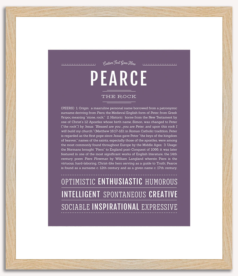 Pearce | Name Art Print