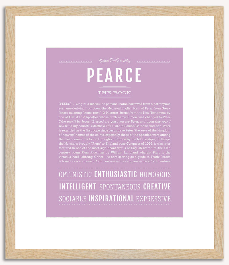 Pearce | Name Art Print